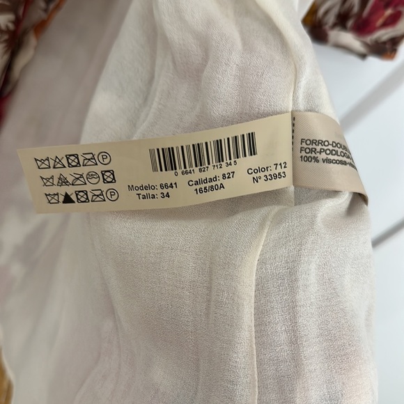 Massimo Dutti Silk Floral dress - Picture 6 of 8